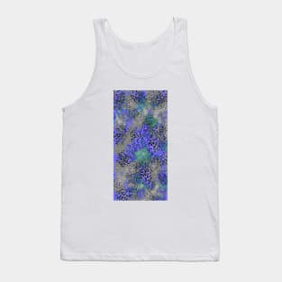 MOSAIC PATTERN MODERN PURPLE ABSTRACT Tank Top